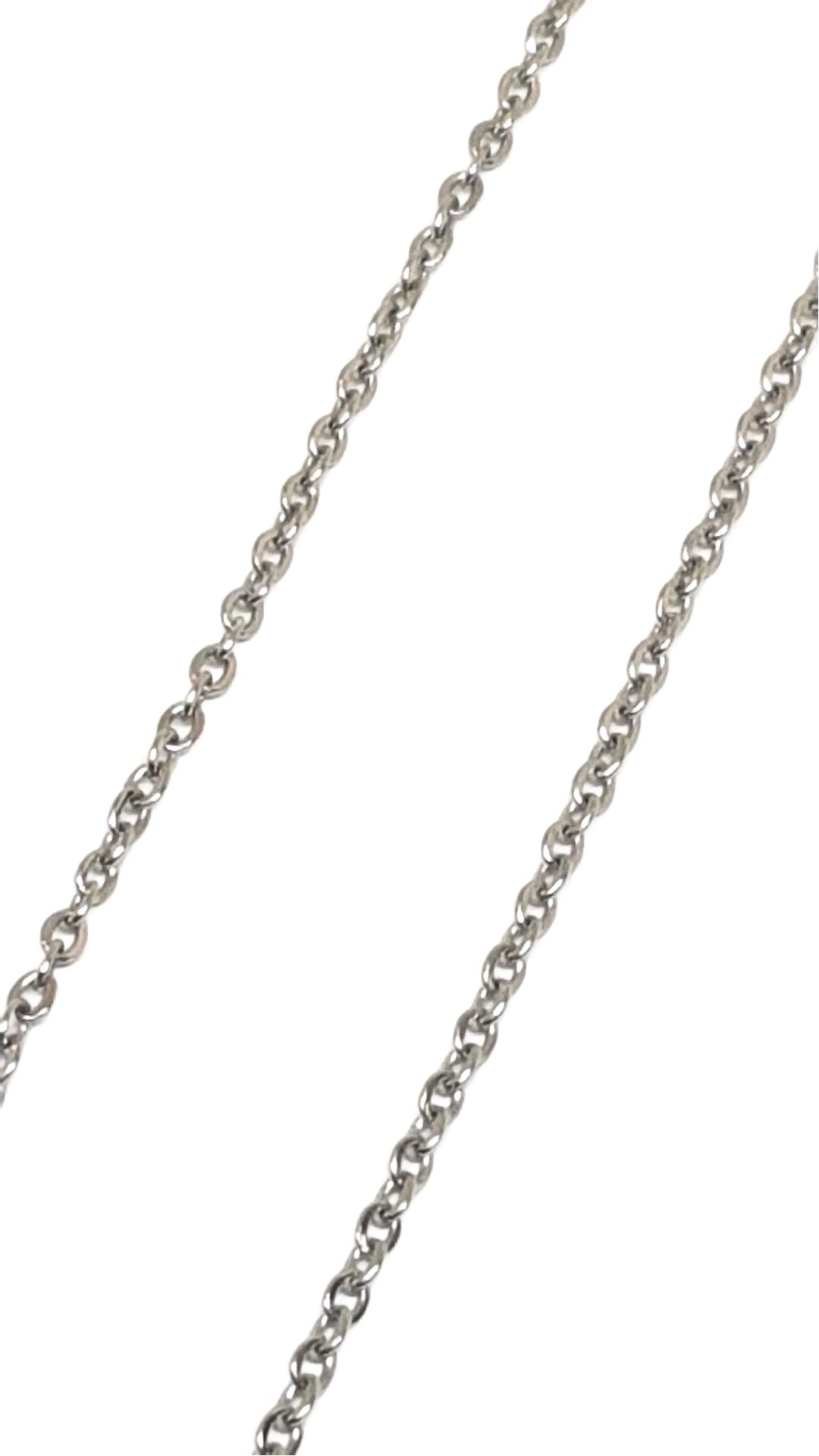 Herz Kette aus Edelstahl 97cm