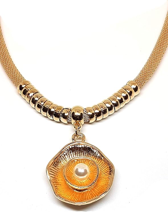 Anhänger mit Perle und Kette