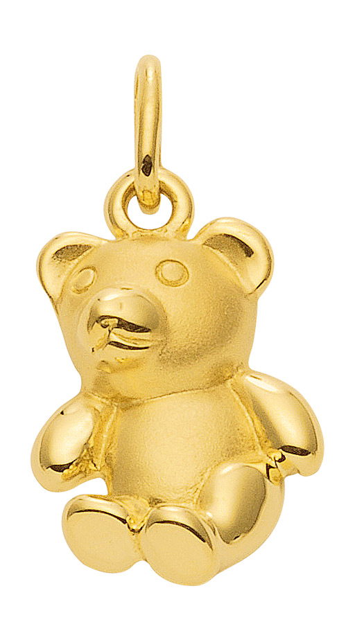 Teddy Bär Anhänger, Kettenanhänger aus 333 Gold 8 Karat